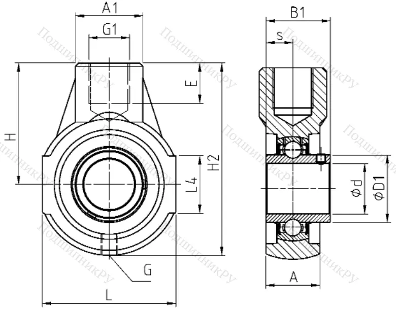 Подшипниковый узел ESEHE 205