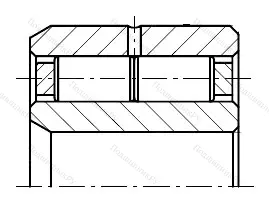 Подшипник  764728 размер 140x250x120 от производителя  ГПЗ-9
