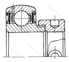 Подшипник  780210 размер 50x90x62,7 от производителя  ГПЗ-5