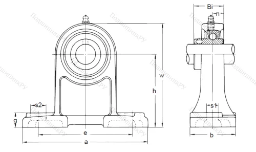Подшипниковый узел UCPH 208 в Ульяновске