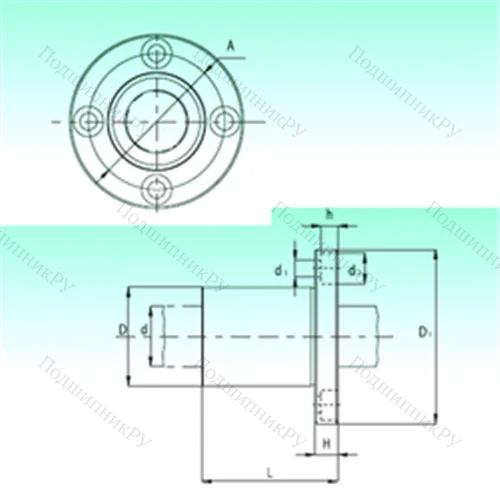 Подшипник шариковый линейный KBF 30-PP