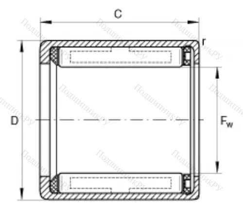 Подшипник обгонной муфты обгонная муфта HF 3020- L 564 в Ульяновске