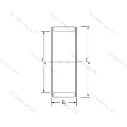 Подшипник игольчатый радиальный K 18X 26X 20F