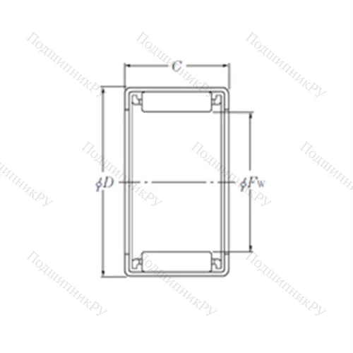 Подшипник игольчатый радиальный HMK 2116 от производителя  NTN