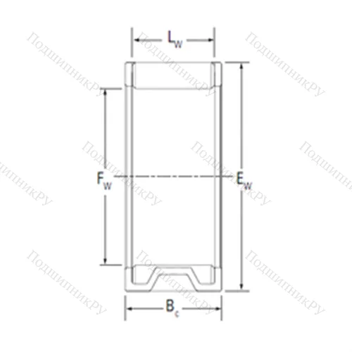 Подшипник игольчатый радиальный