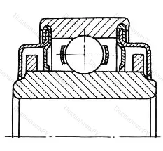 Подшипник  770067 размер 7x22x12,7