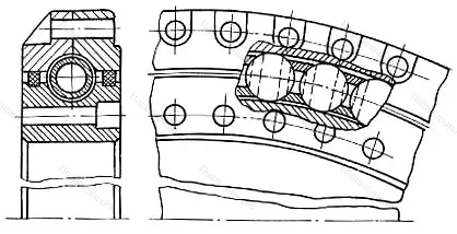 Подшипник  3687/1860 размер 1860x2050x98