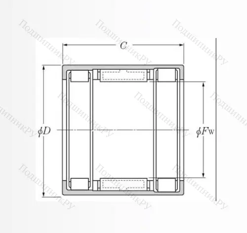 Подшипник обгонной муфты обгонная муфта  FCB 20 (KOYO) в Ульяновске