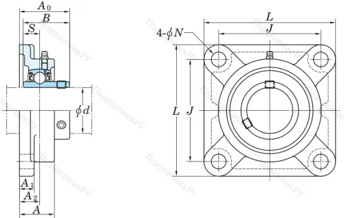 Подшипниковый узел UCF 210 J в Ульяновске