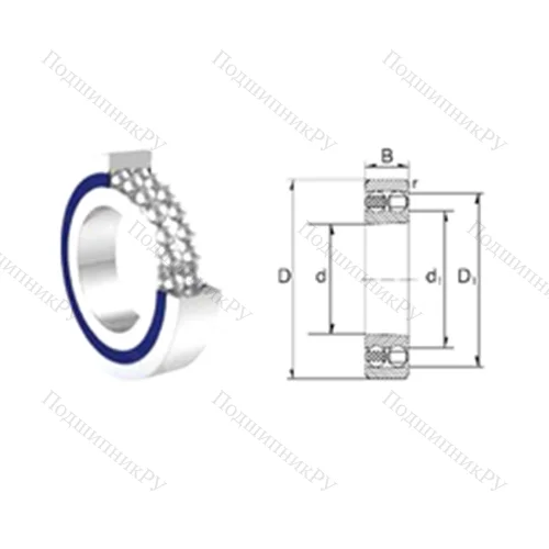 Подшипник шариковый радиальный самоцентрирующийся 2205-2RS