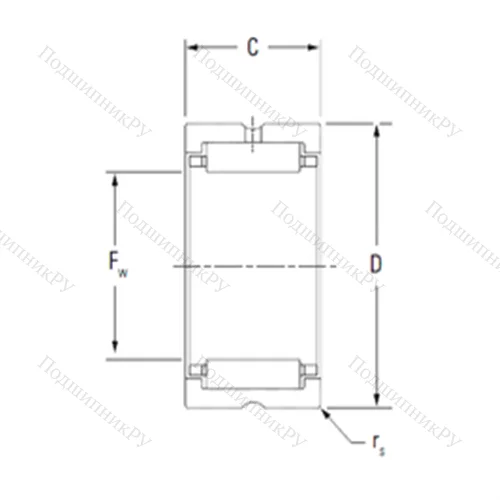 Подшипник игольчатый радиальный HJ-8010432