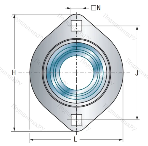 Подшипниковый корпус  PFL 205 в Ульяновске