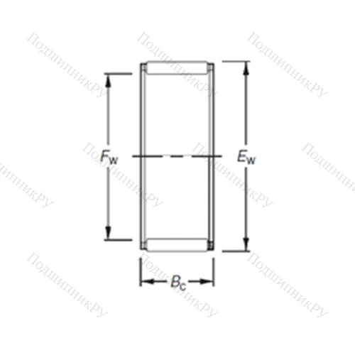 Подшипник игольчатый радиальный K 60X 68X 20H