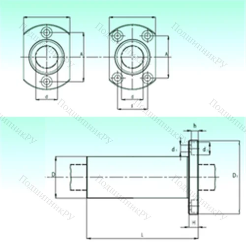 Подшипник шариковый линейный KBHL 20