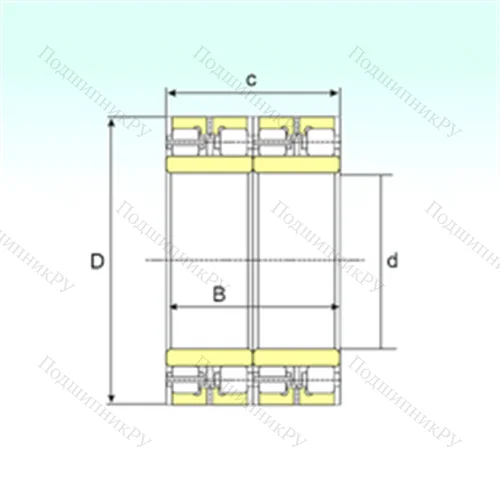 Подшипник роликовый радиальный FCDP 150218750 от производителя  ISB