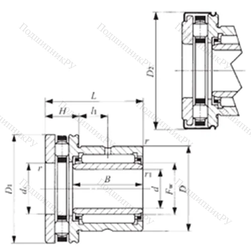 Подшипник комбинированный NBXI 5040Z