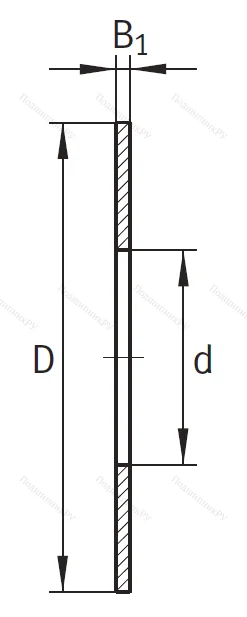 Игольчатый подшипник упорное кольцо AS 1101 NTN