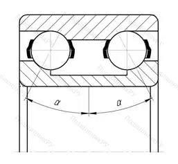 Подшипник 3204A/P 4 размер 20x47x20,6 от производителя  SKF