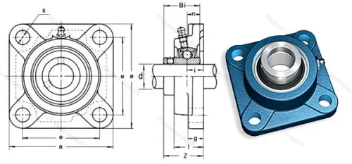 Подшипниковый узел UCF 308 в Ульяновске