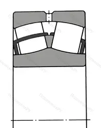 Модификация подшипника 4053134НЛ размер 170x260x90 от производителя  МПЗ