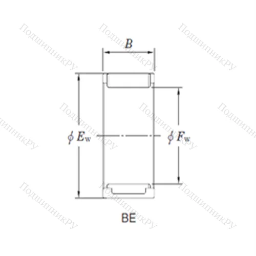 Подшипник игольчатый радиальный BE 344420ASY 1B 1