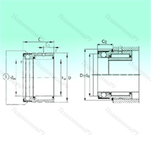 Подшипник комбинированный NX 15