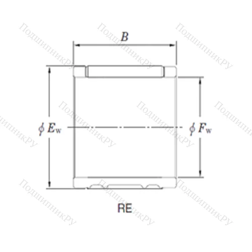 Подшипник игольчатый радиальный RE 202523L 2