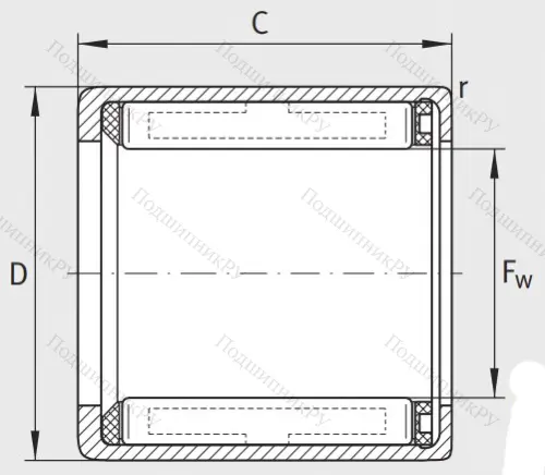 Подшипник обгонной муфты обгонная муфта HF 2520 L 564 в Ульяновске