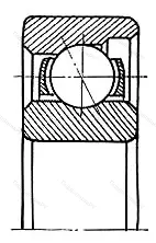 Модификация подшипника 5-6010 