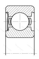 Подшипник 608ZR.P 5. 