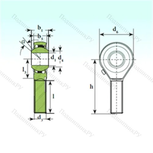 Подшипник шариковый радиальный самоцентрирующийся TSM 08 BB-O