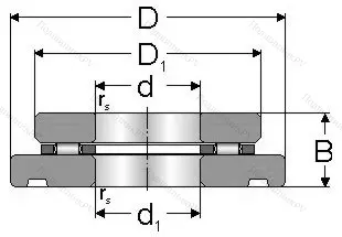 Подшипник  959108 размер 40x68x13