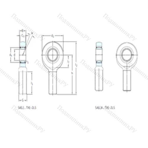 Подшипник скольжения сферический SALA 45TXE-2LS