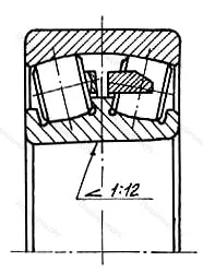 Модификация подшипника 113622 размер 110x240x80 ГОСТ 520-89