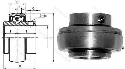 Корпусный подшипник UC 205 в Ульяновске