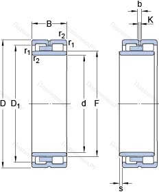 Подшипник NNU 4934 B/SPW 33