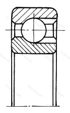Модификация подшипника 6-370208 размер 40x80x18
