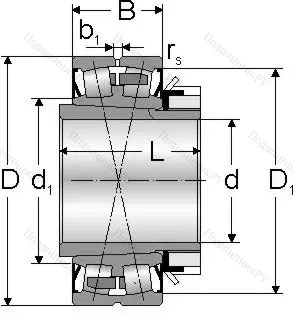 Модификация подшипника 183715Н размер 75x150x51,5 от производителя  МПЗ