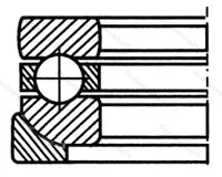 Подшипник 53406+U 406 размер 30x70x33