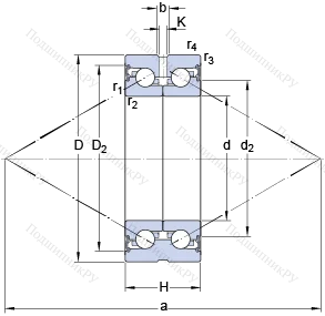 Подшипник BEAS 030062 C-2RSH