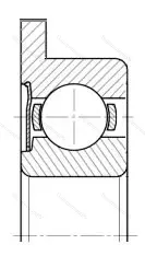 Подшипник  860033 размер 3x13x5