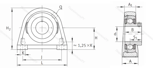 Подшипниковый узел PSHEY 30-XL-N в Ульяновске