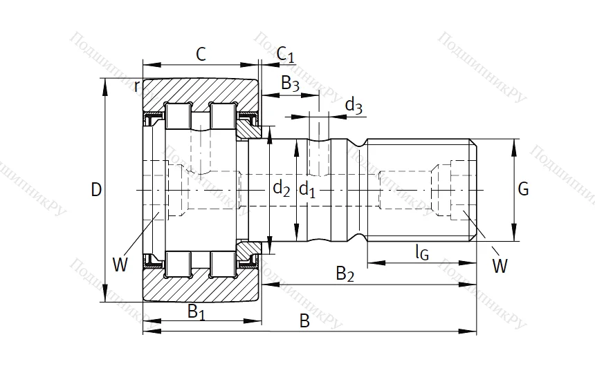 Подшипник PWKR 80 2RS