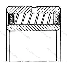 Модификация подшипника 5236 размер 180x320x149 от производителя  ГПЗ-1