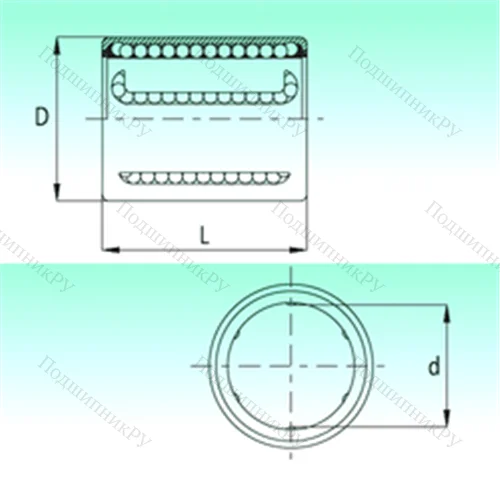 Подшипник шариковый линейный KH 4060-PP
