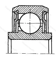 Модификация подшипника 70-980065ЮС21 размер 5x16x5,5/7 от производителя  ГПЗ-3
