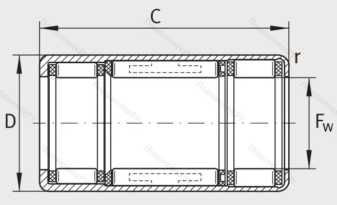 Подшипник обгонной муфты обгонная муфта
