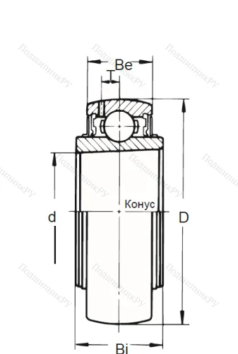Корпусный подшипник UK 206 в Ульяновске