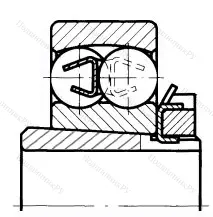 Подшипник  2311K+H 2311 (11610) размер 50x120x43/59 от производителя  SKF