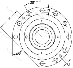 Подшипник FBSA 208 A/QBC